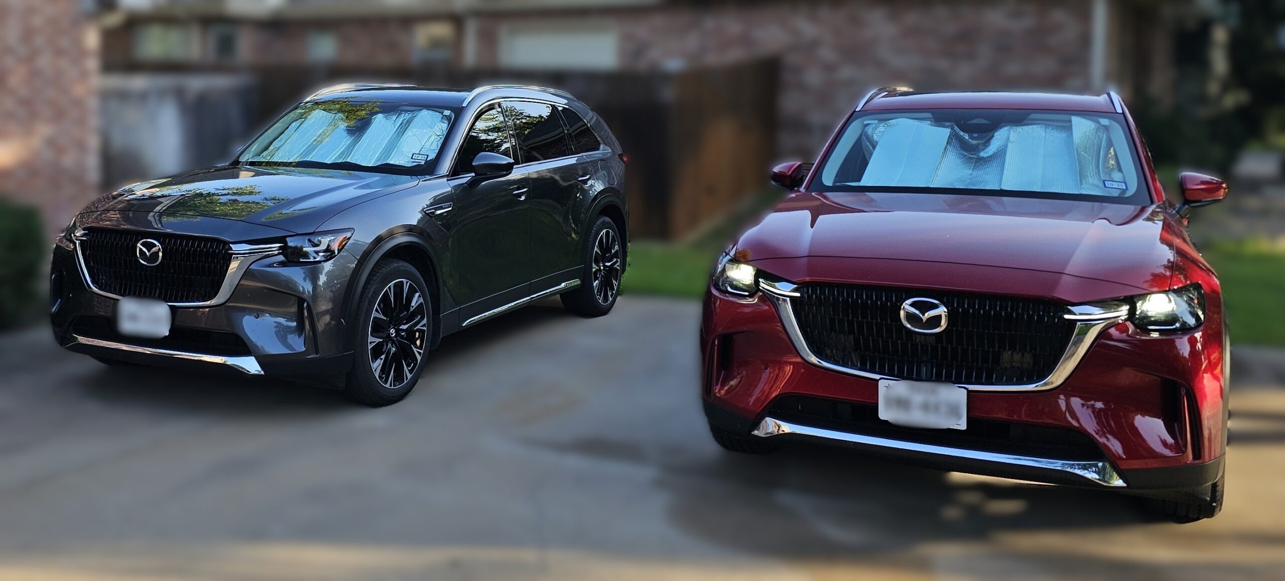Red and Gray 2024 Mazda CX-90